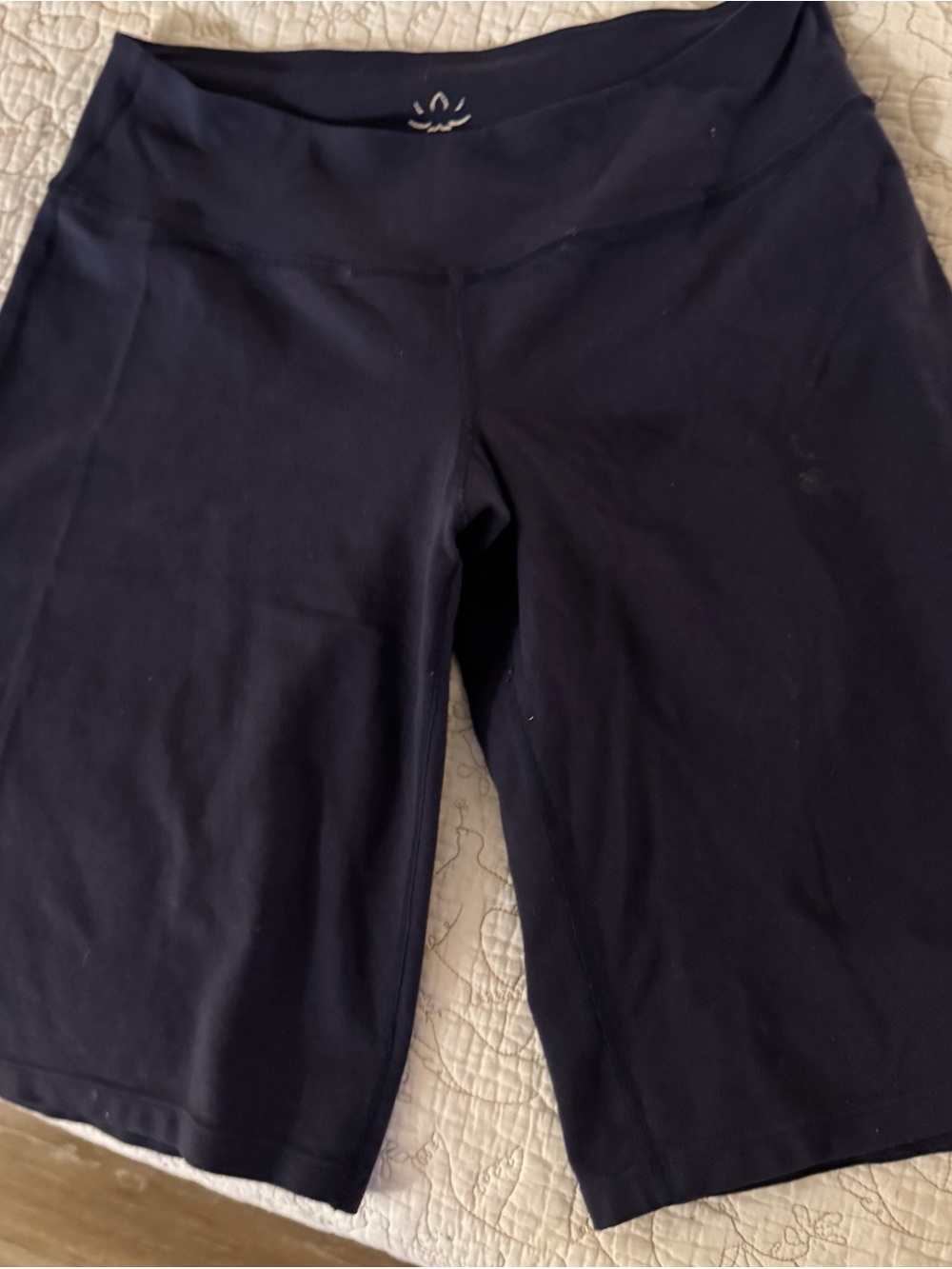 Beyond Yoga Navy High-Rise Athletic Yoga Shorts